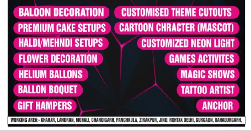 Decors Villa Mohali (BEST BALLOON DECORATION IN TRICITY)