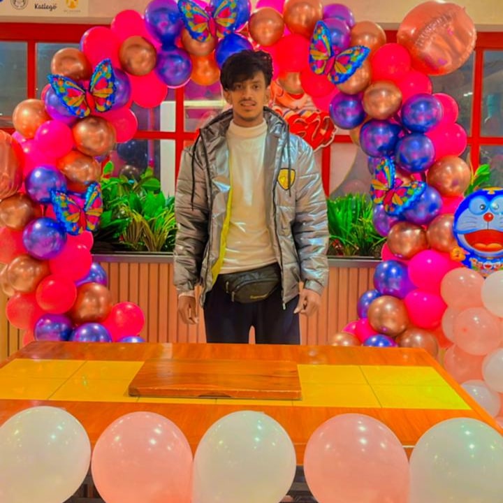 Amit Party planner Surprise Room Decoration & Helium Balloons delivery